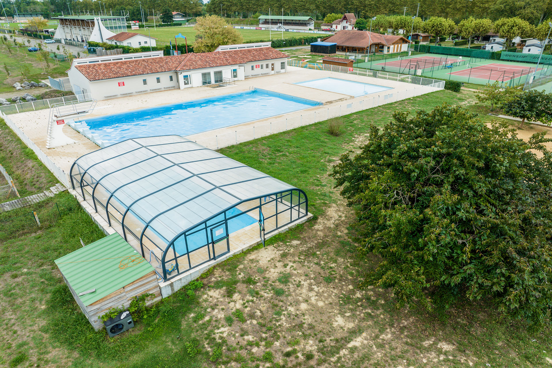 Swimming Pool at Les Rives de l'Adour Campground